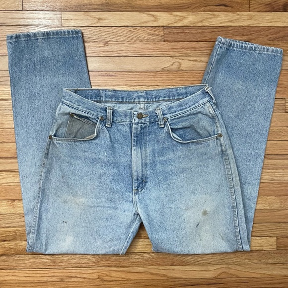 Vintage WRANGLER Distressed Jeans 34 x 32 - Picture 11 of 15